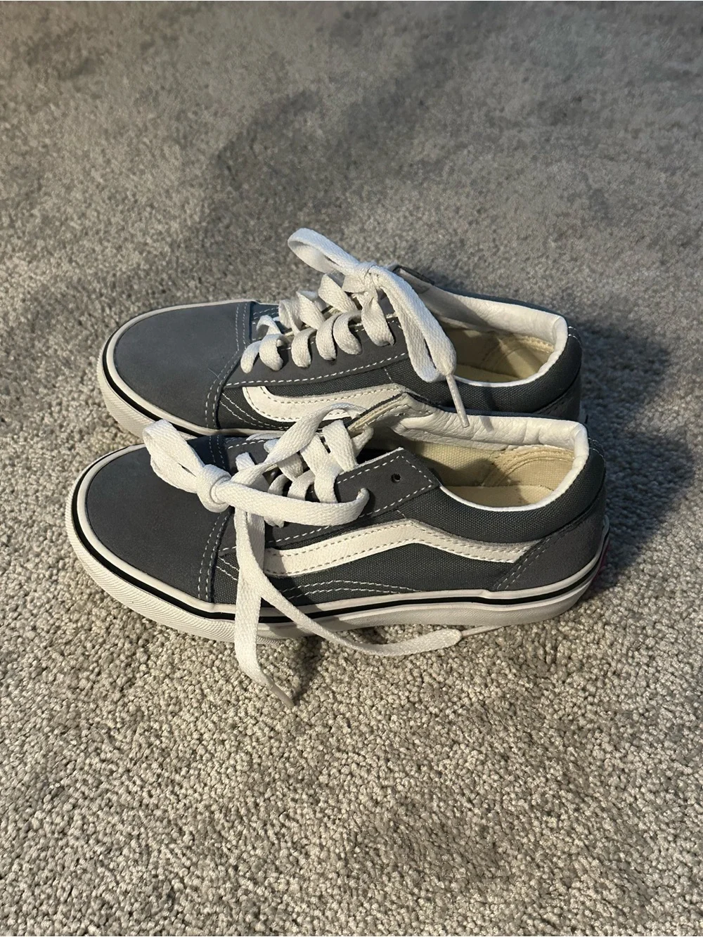 Kids sneaker lot - 2 converse low-tops and one brand new pair of vans
